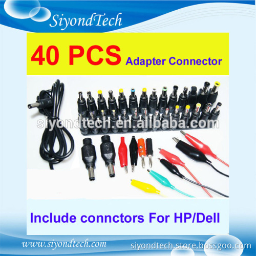 40pcs in 1 Universal Laptop AC DC Jack Power Supply Adapter Connector Plug For notebook cable